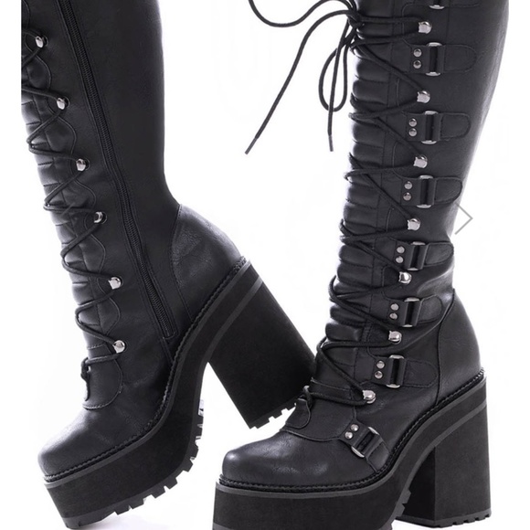 Killstar Shoes - KILLSTAR SELENE BOOTS
